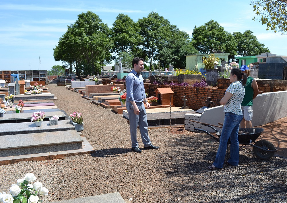 Cemitério Municipal recebe obras de revitalização